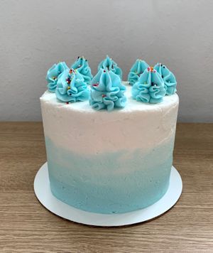 Carrot cake with cream cheese frosting  at Sweet Leaf Cakery in Idaho Falls