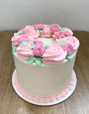 German chocolate cake with caramel coconut pecan filling  at Sweet Leaf Cakery in Idaho Falls