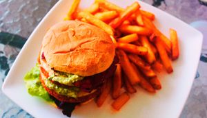 Vegan Chick’N Sandwich  at Good Roots Natural Market in Haverstraw