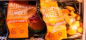 Alpha Plant-Based Crispy Chik’N at Good Roots Natural Market in Haverstraw