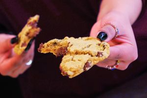 Vegan Chocolate Chip Cookies at Good Roots Natural Market in Haverstraw