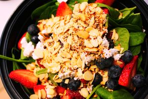 Berry Delightful Salad - Good Roots - Juice Bar - Restaurant - Market - Rockland County, NY  at Good Roots Natural Market in Haverstraw