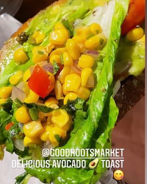 Avocado Toast at Good Roots Natural Market in Haverstraw