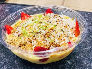 House Piña Colada Bowl ( Smoothie Bowl ) at Good Roots Natural Market in Haverstraw