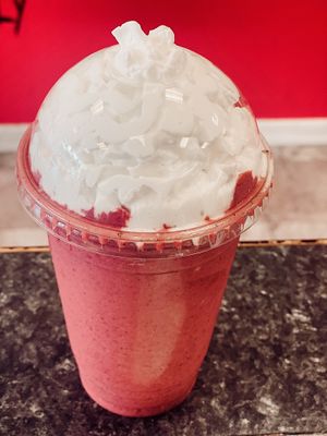 Red Velvet Smoothie - Good Roots - Juice Bar - Rockland County, NY at Good Roots Natural Market in Haverstraw