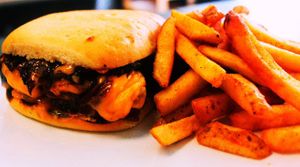 Vegan Meat Loaf Sandwich at Good Roots Natural Market in Haverstraw