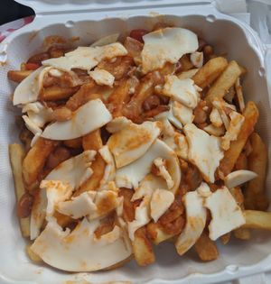 Chilli Cheese Fries - (vegan cheese). Pretty yummy! at Danny's Deli & Grill in Ventura