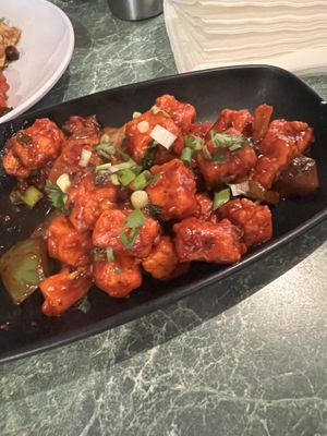 Chili tofu   at Dosa & Chaat in Gaithersburg