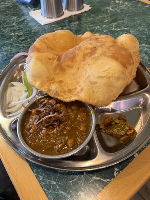 Channa batura  at Dosa & Chaat in Gaithersburg