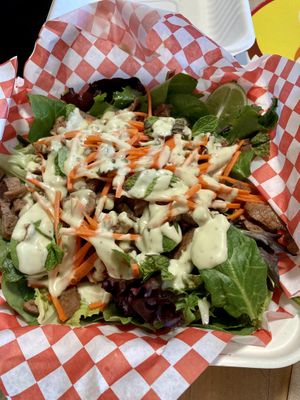 Banh Mi Salad  at Pizza Riot in Chico