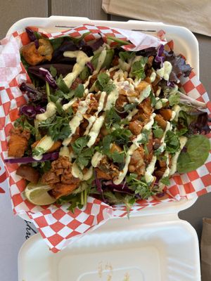 Whittier salad…soooooo good!    at Pizza Riot in Chico