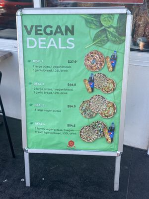  Dani's vegan meal deals at Dani's Italian Pizza and Pasta in Frankston