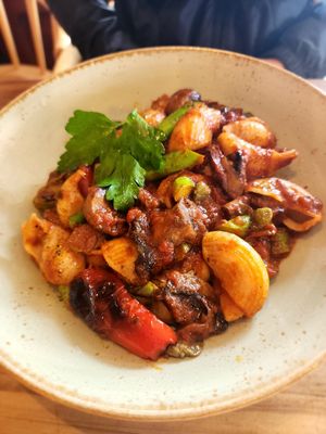 Vegan Pasta at Esplanade in Dunedin