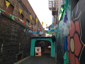 Entrance  at Alley Cantina in Dunedin