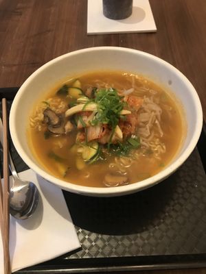 Kimchi ramen at De Patchka in Amsterdam