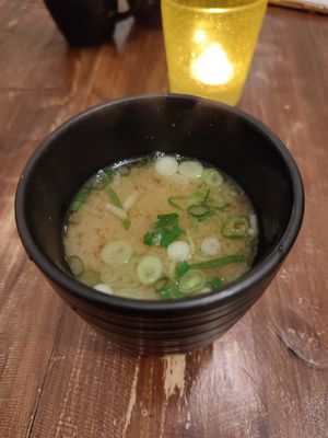 miso soup at De Patchka in Amsterdam