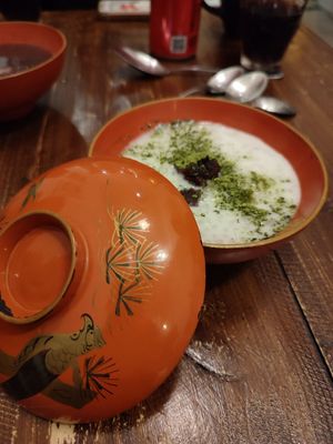 matcha dessert at De Patchka in Amsterdam