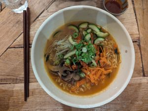 Spicy Kimchi Ramen at De Patchka in Amsterdam