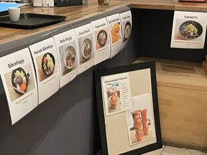 Picture Menu at De Patchka in Amsterdam