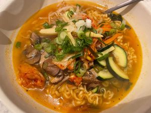 Spicy Kimchi Ramen at De Patchka in Amsterdam