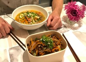 ramen and bulgogi at De Patchka in Amsterdam