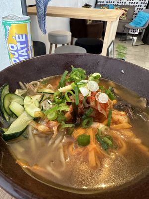 Kimchi ramen  at De Patchka in Amsterdam