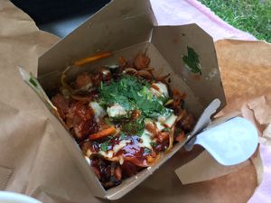 Cheesy Dakkalbi at De Patchka in Amsterdam