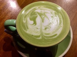 Matcha Latte at Yong Green Food in Fitzroy