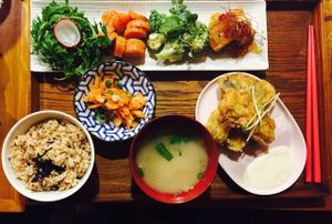 Yin & Yang charger at Yong Green Food in Fitzroy