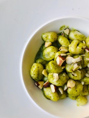 Gnocchi al Pesto  at Santo Bruklin in Brooklyn