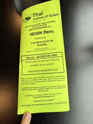   at Thai Cuisine of Salem in Salem