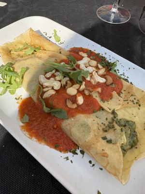 Crêpe  at La Olivera in Nueno