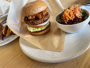 Chilli burger  at NICE in Fukuoka