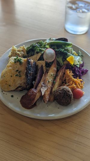 Deli Plate Lasagne (1500¥) at NICE in Fukuoka