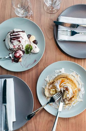 Cyan a la carte - desserts at Cyan in Brighton