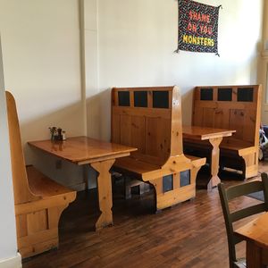 Booths at Chase's Daily in Belfast