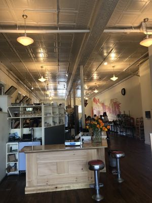 Cool interior  at Chase's Daily in Belfast