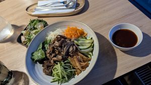 Vegan bibimbap 17.90€ at Hanki in Rovaniemi