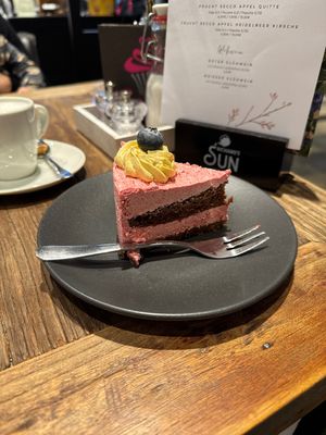 Himbeer Torte  at Sarah's Konditorei & Cafe in Koenigswinter