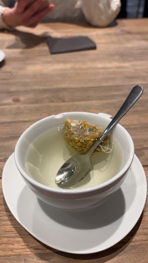 Kamillentee   at Sarah's Konditorei & Cafe in Koenigswinter