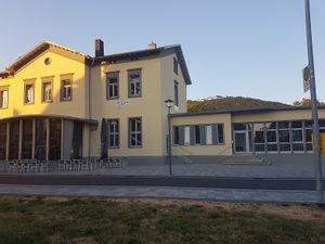 Café in the train station. at Sarah's Konditorei & Cafe in Koenigswinter