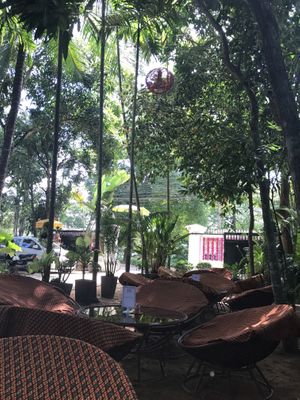 The entrance to the Peace Café, Siem Reap at Peace Cafe in Siem Reap