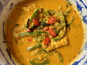 Amok made at cooking class at Peace Cafe in Siem Reap