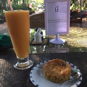 carot cake at Peace Cafe in Siem Reap