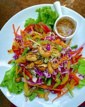 peace café salad at Peace Cafe in Siem Reap