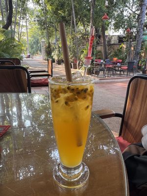 Passion Fruit Soda  at Peace Cafe in Siem Reap