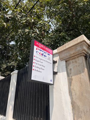   at Peace Cafe in Siem Reap