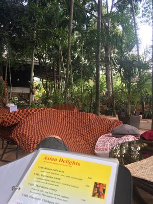 Nice setting at Peace Cafe  at Peace Cafe in Siem Reap