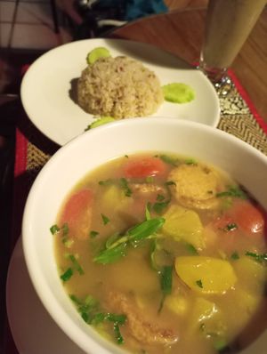 Sour souo at Peace Cafe in Siem Reap