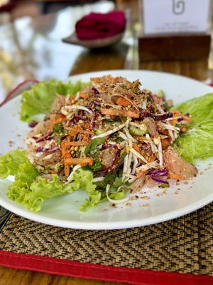 Pomelo salad  at Peace Cafe in Siem Reap
